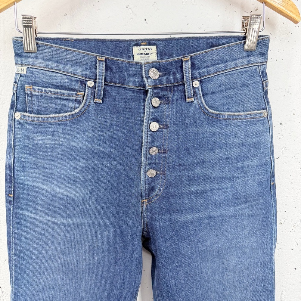 Citizens of Humanity Women’s Size 26 Olivia High Rise Slim Ankle Stretch Jeans - Picture 4 of 16
